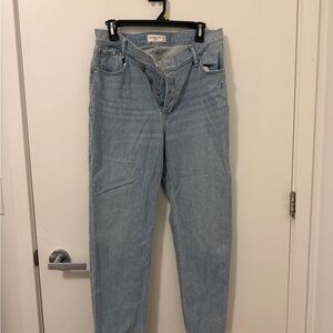 Abercrombie & Fitch High Rise Light Blue Jeans